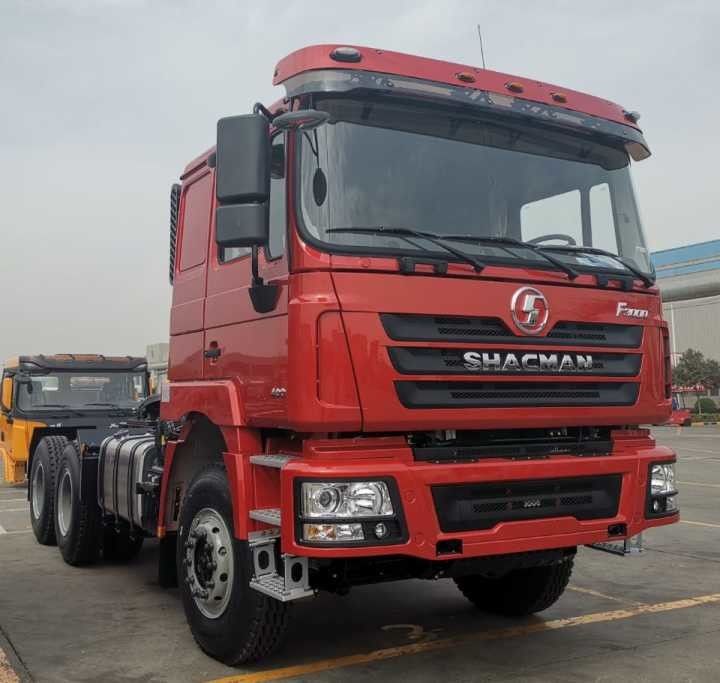নীল SHACMAN F3000 ট্র্যাক্টর হেড 6x4 460 এইচপি ইউরোভি শ্যাকম্যান ট্র্যাক্টর হেড