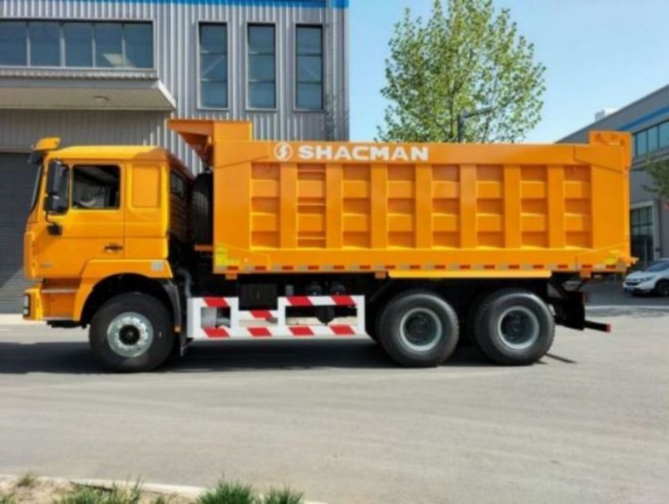 নতুন ভারী দায়িত্ব SHACMAN F3000 Tipper ডাম্প ট্রাক 6x4 380 ইউরোII হলুদ 10 চাকা