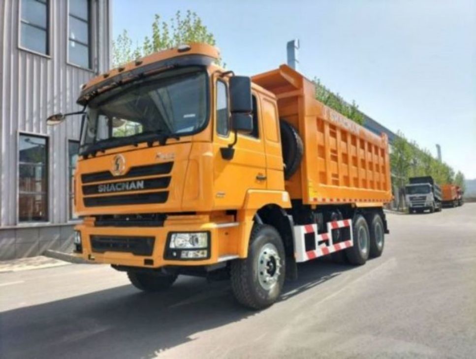 নতুন ভারী দায়িত্ব SHACMAN F3000 Tipper ডাম্প ট্রাক 6x4 380 ইউরোII হলুদ 10 চাকা