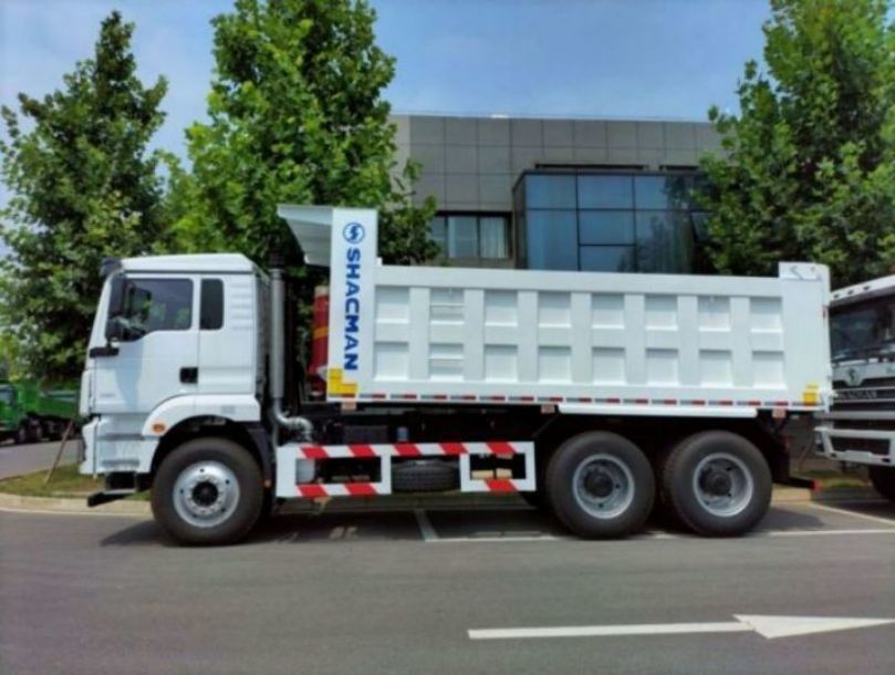 SHACMAN F3000 ডাম্প ট্রাক 6x4 WEICHAI ইঞ্জিন 420HP ইউরো II 10 টি টায়ারের সাথে হোয়াইট টিপার
