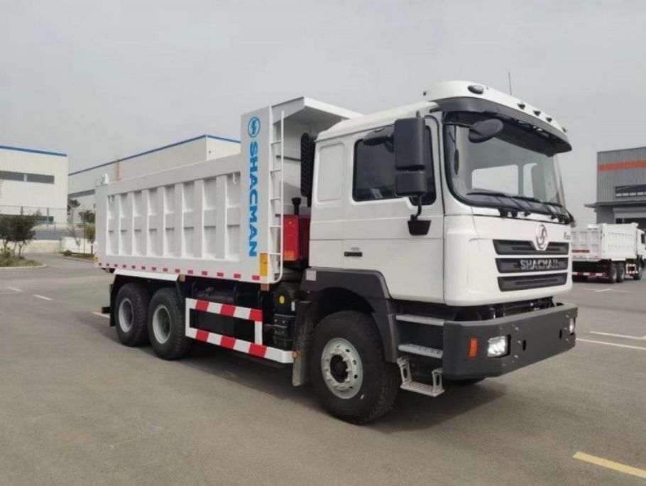 নতুন ভারী দায়িত্ব 10 চাকার SHACMAN ডাম্প ট্রাক F3000 6x4 340Hp ইউরো II সাদা