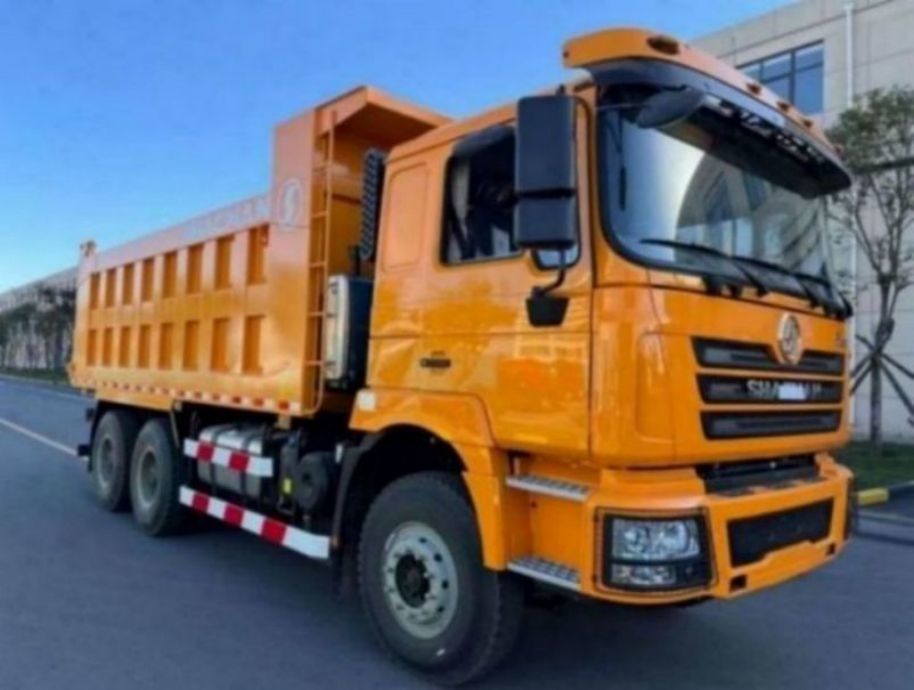 শ্যাকম্যান এক্সপোর্ট টিপার ডাম্প ট্রাক F3000 6x4 380 ইউরো II হলুদ বিলাসবহুল ড্রাইভিং অভিজ্ঞতা