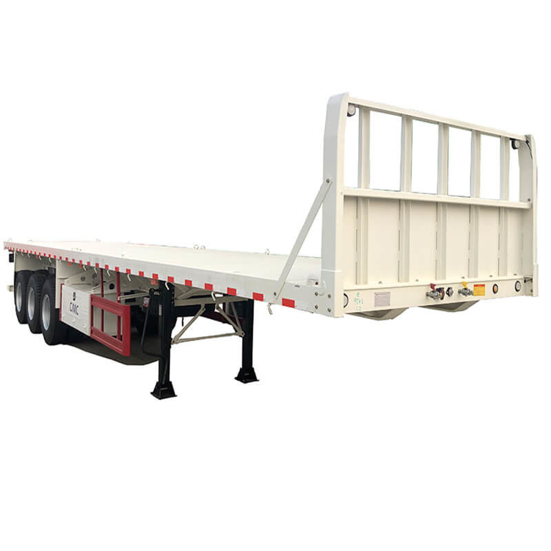 বিক্রয়ের জন্য CMCC ৩ অক্ষের ৪০ টন ৪০ ফুট প্রসারিত ফ্ল্যাটবেড ট্রেলার