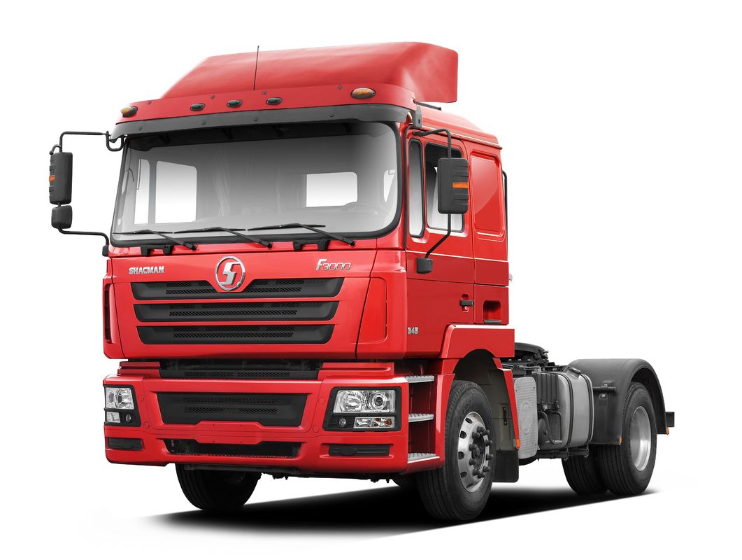 রেড শ্যাকম্যান F3000 375HP ইউরো ভি 6-চাকা ট্র্যাক্টর হেড 4x2 WEICHAI ইঞ্জিন