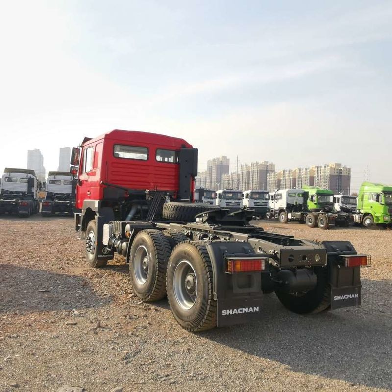 রেড শ্যাকম্যান F3000 375HP ইউরো ভি 6 চাকা ট্র্যাক্টর হেড 4x2 WEICHAI ইঞ্জিন