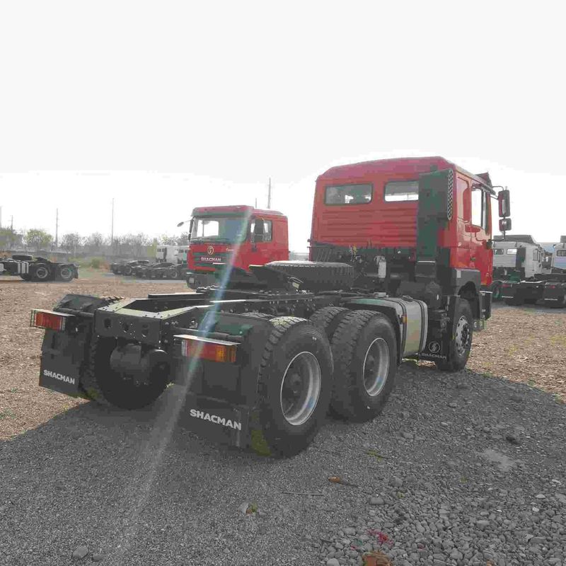 রেড শ্যাকম্যান F3000 375HP ইউরো ভি 6 চাকা ট্র্যাক্টর হেড 4x2 WEICHAI ইঞ্জিন