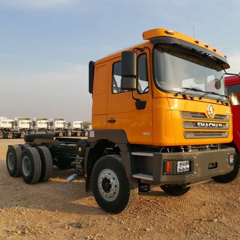 রেড শ্যাকম্যান F3000 375HP ইউরো ভি 6-চাকা ট্র্যাক্টর হেড 4x2 WEICHAI ইঞ্জিন
