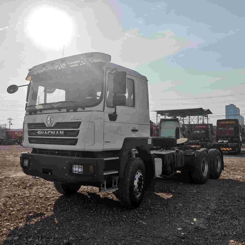 রেড শ্যাকম্যান F3000 375HP ইউরো ভি 6-চাকা ট্র্যাক্টর হেড 4x2 WEICHAI ইঞ্জিন