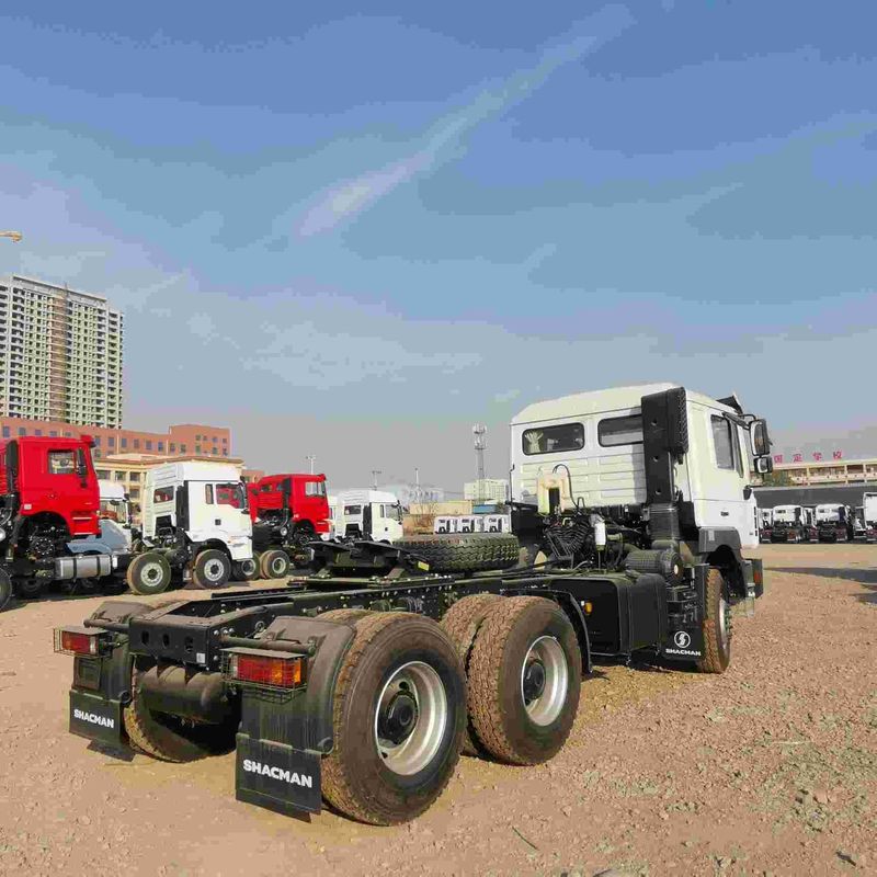 রেড শ্যাকম্যান F3000 375HP ইউরো ভি 6-চাকা ট্র্যাক্টর হেড 4x2 WEICHAI ইঞ্জিন