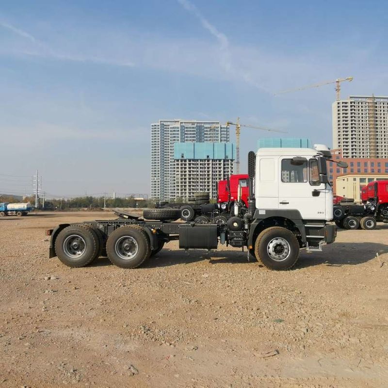 রেড শ্যাকম্যান F3000 375HP ইউরো ভি 6-চাকা ট্র্যাক্টর হেড 4x2 WEICHAI ইঞ্জিন