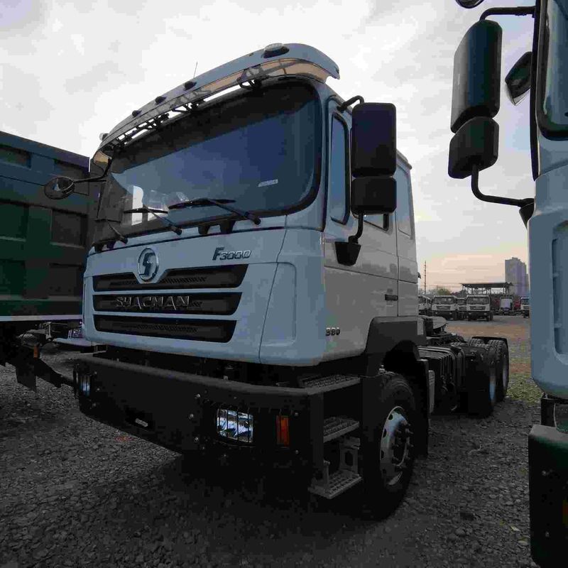 রেড শ্যাকম্যান F3000 375HP ইউরো ভি 6-চাকা ট্র্যাক্টর হেড 4x2 WEICHAI ইঞ্জিন