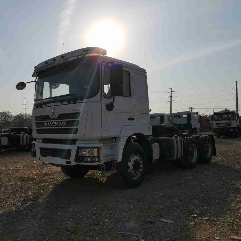 রেড শ্যাকম্যান F3000 375HP ইউরো ভি 6-চাকা ট্র্যাক্টর হেড 4x2 WEICHAI ইঞ্জিন