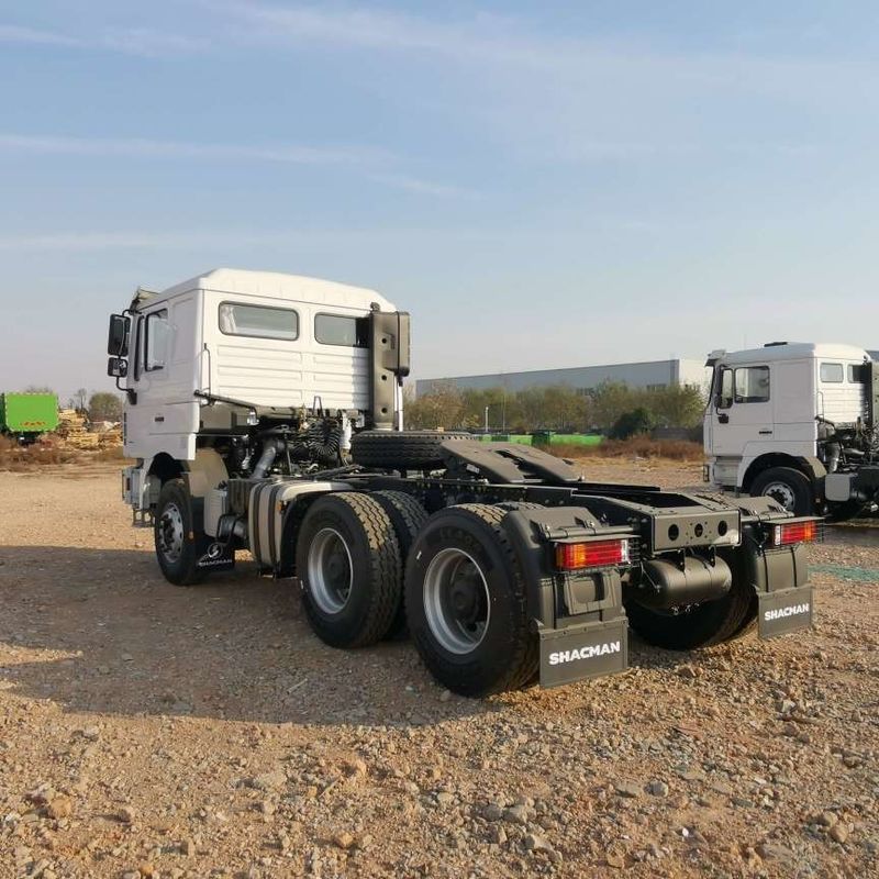 রেড শ্যাকম্যান F3000 375HP ইউরো ভি 6-চাকা ট্র্যাক্টর হেড 4x2 WEICHAI ইঞ্জিন