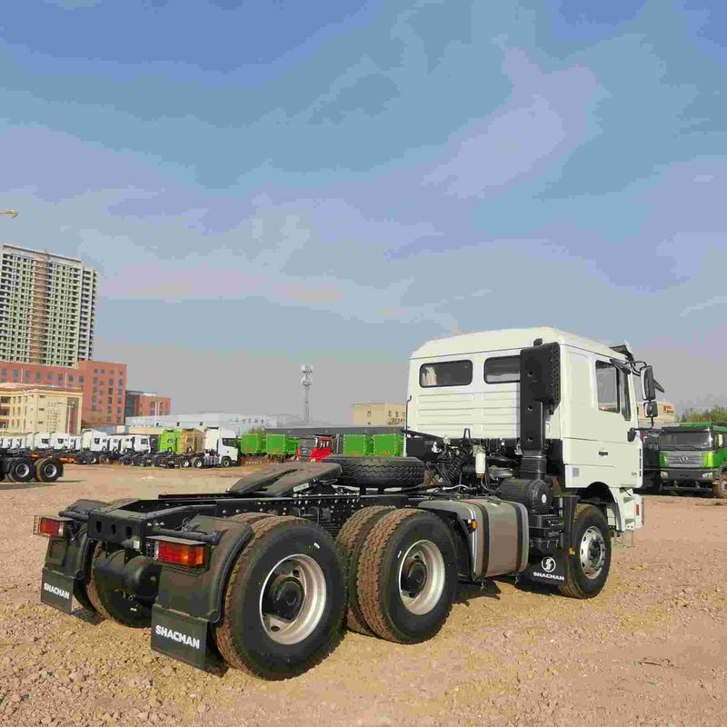 রেড শ্যাকম্যান F3000 375HP ইউরো ভি 6-চাকা ট্র্যাক্টর হেড 4x2 WEICHAI ইঞ্জিন