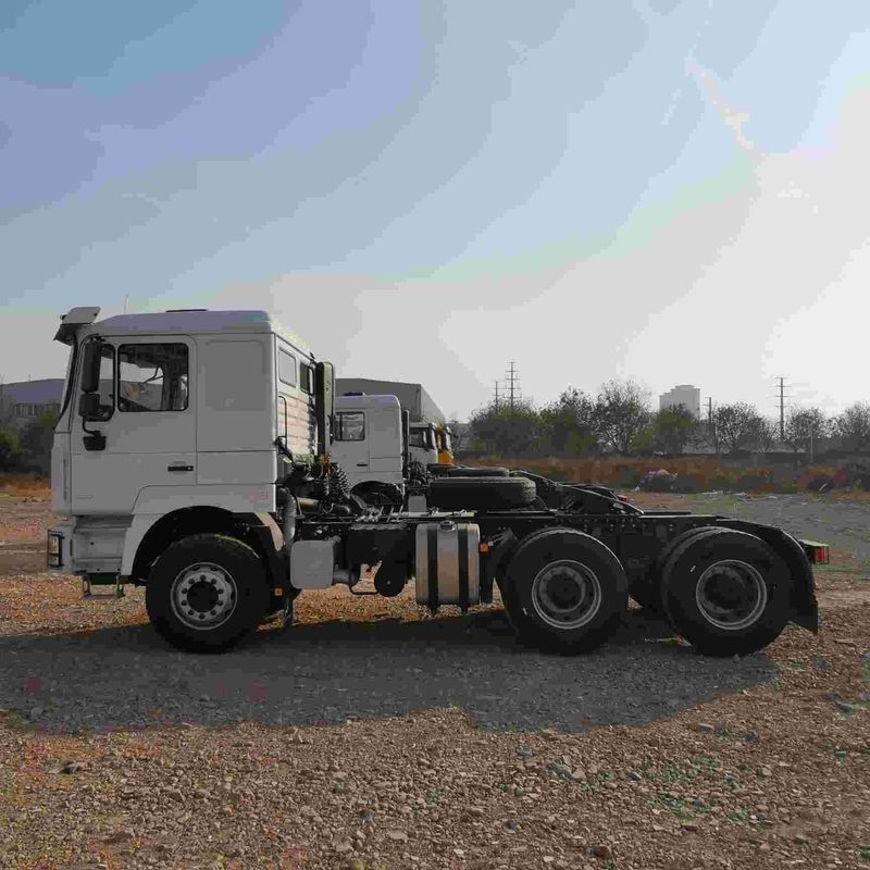 রেড শ্যাকম্যান F3000 375HP ইউরো ভি 6-চাকা ট্র্যাক্টর হেড 4x2 WEICHAI ইঞ্জিন