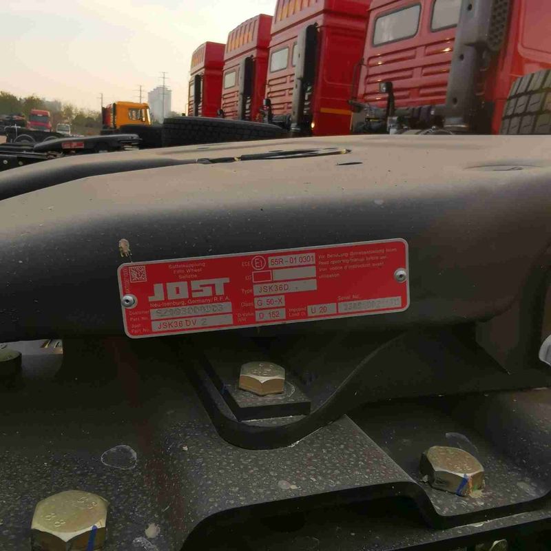 রেড শ্যাকম্যান F3000 375HP ইউরো ভি 6 চাকা ট্র্যাক্টর হেড 4x2 WEICHAI ইঞ্জিন