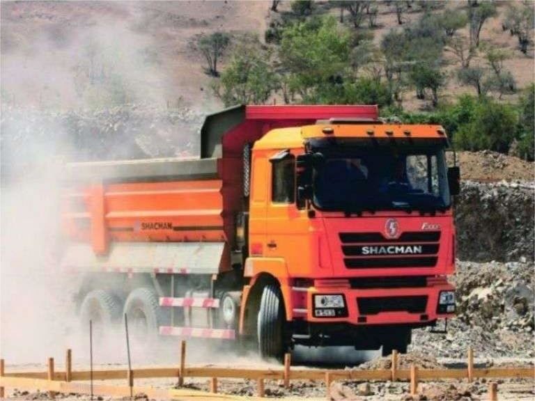 SHACMAN F3000 380HP 6x4 ট্র্যাক্টর ট্রাক ইউরোই 10 চাকা ডাম্প ট্রাক WEICHAI ইঞ্জিন