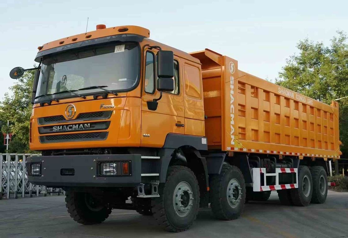 SHACMAN F3000 8x4 380HP ইউরোভি ডাম্প ট্রাক ডাবল স্টেজ অক্ষ WEICHAI ইঞ্জিন সঙ্গে