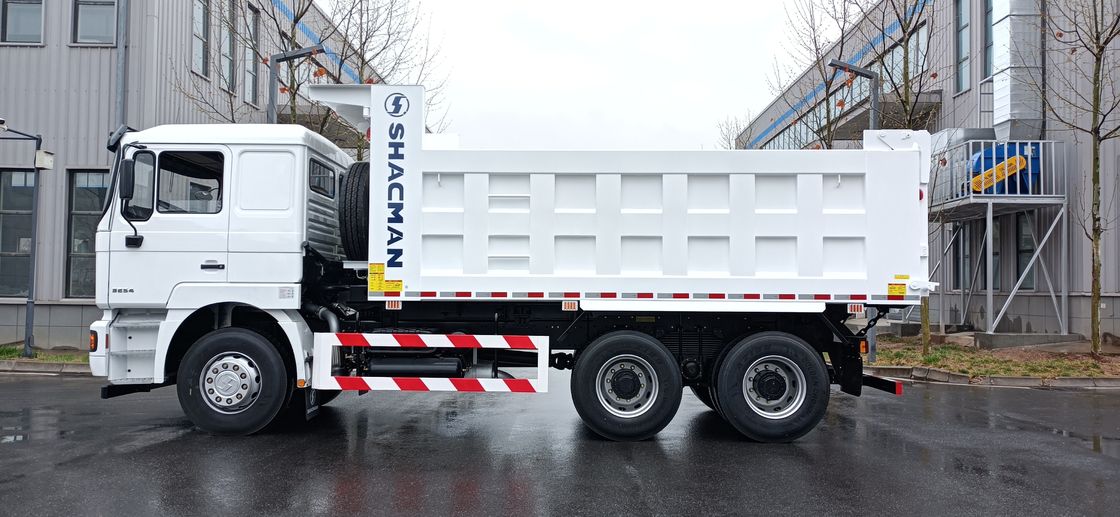 SHACMAN F2000 6x4 290HP 30 টন ট্যাপার ডাম্প ট্রাক 12R22.5 টায়ার SX3255JM384 ইউরো II ABS