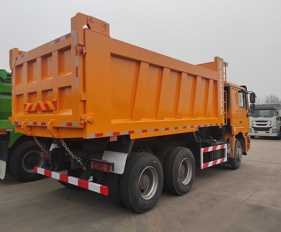 10 হুইল ট্যাপার ট্রাক F2000 বাম হাত ড্রাইভ 6x4 ডাম্প ট্রাক শ্যাকম্যান ডিজেল ইঞ্জিন WP10.290E32