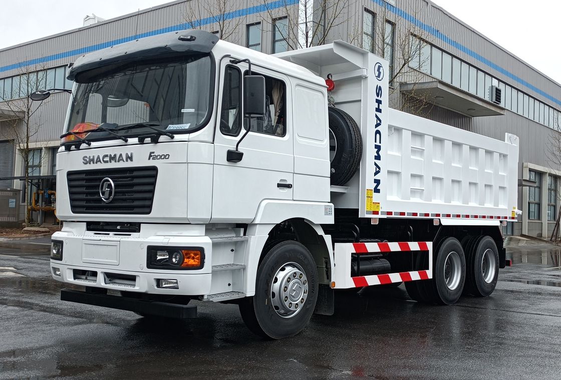 F2000 SHACMAN 290hp WEICHAI ইউরো II ডিজেল ইঞ্জিন 6x4 ডাম্প ট্রাক 12R22.5 টায়ার