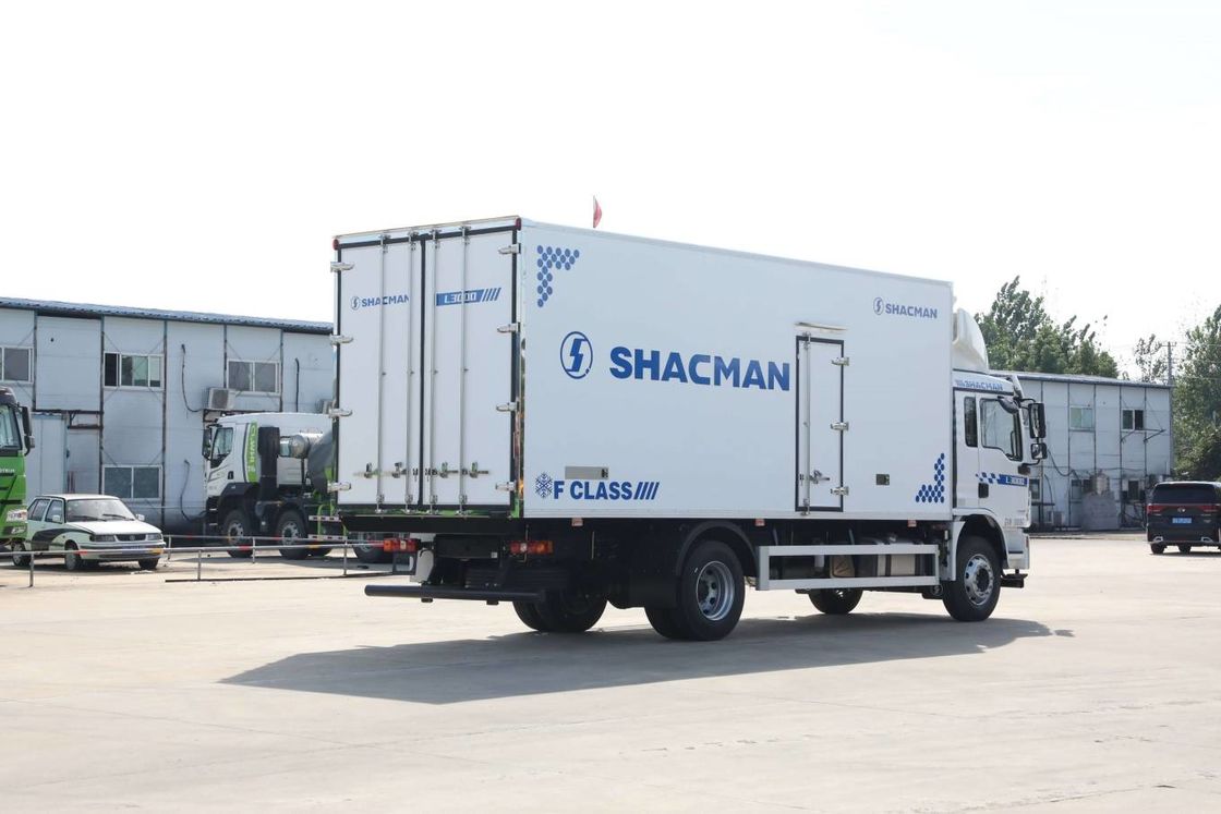 SHACMAN L3000 ভ্যান কার্গো ট্রাক 4x2 340hp ট্রাক 290hp ইউরো II সাদা 6 চাকা কার্গো ট্রাক
