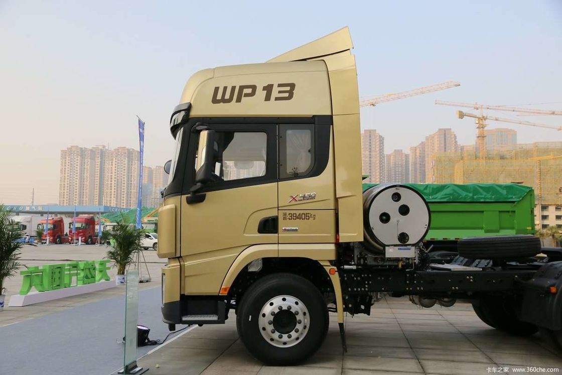LNG 480HP SHACMAN X3000 6x4 ট্র্যাক্টর ট্রাক ইউরোভি হোয়াইট ট্রাক ট্র্যাক্টর হেড