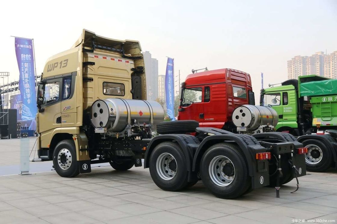 LNG 480HP SHACMAN X3000 6x4 ট্র্যাক্টর ট্রাক ইউরোভি হোয়াইট ট্রাক ট্র্যাক্টর হেড