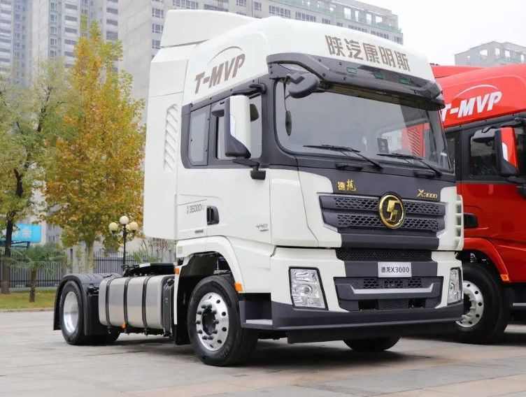 SHACMAN 6 চাকা X3000 4x2 ট্র্যাক্টর বাম ড্রাইভার 420HP ডাবল স্লিপার ট্রাক্টর ট্রাক্টর আলজেরিয়া জন্য