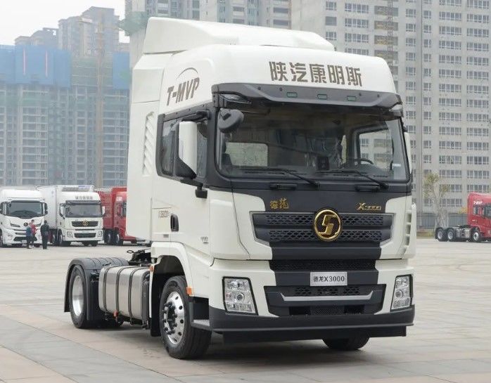 SHACMAN 6 চাকা X3000 4x2 ট্র্যাক্টর বাম ড্রাইভার 420HP ডাবল স্লিপার ট্রাক্টর ট্রাক্টর আলজেরিয়া জন্য