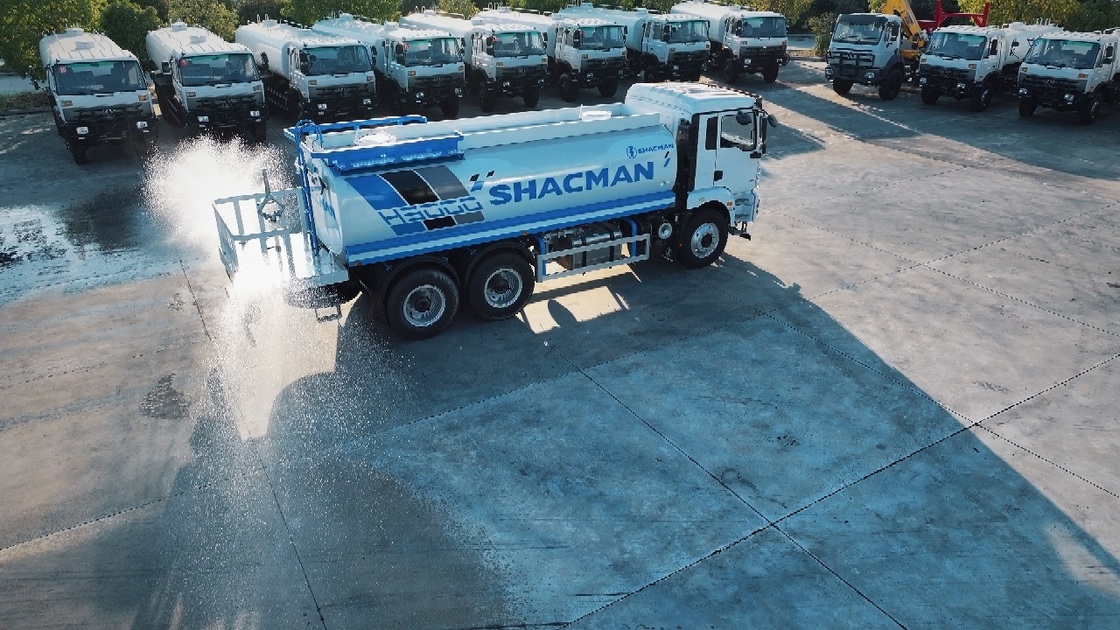 SHACMAN H3000 4X2 জলবাহী ট্রাক, 336HP ইঞ্জিন, 10m³ ট্যাঙ্ক এবং বাম-হ্যান্ড ড্রাইভ ইউরো Ⅱ
